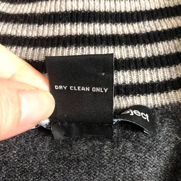 The Cashmere Project Sweater Men's M 1/4 Zip Mock Neck Dark Gray 100% Cashmere - Picture 11 of 13